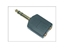 Attēls no Adapter AV MicroConnect Jack 6.3 mm M - 2x Jack 3.5 mm F czarny