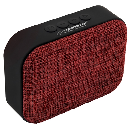 Picture of Głośnik Bluetooth FM Samba czerwony