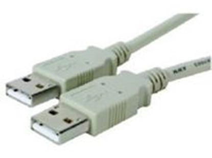 Attēls no Kabel USB MicroConnect USB-A - USB-A 3 m Biały (USBAA3)