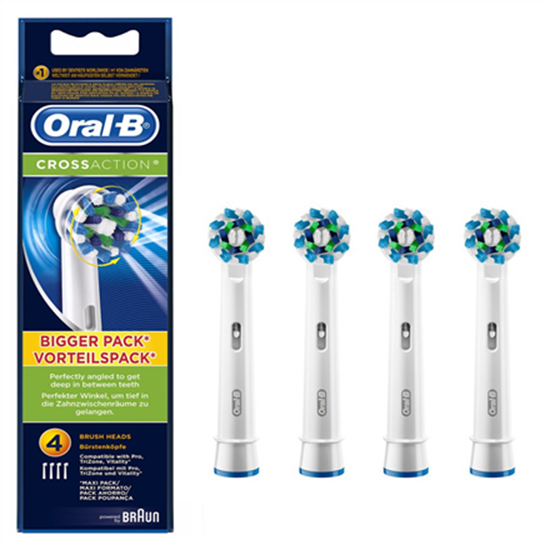 Изображение Oral-B | Toothbrush replacement | EB50-4 | Heads | For adults | Number of brush heads included 4 | Number of teeth brushing modes Does not apply