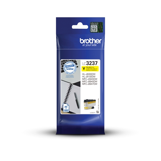 Изображение Brother LC3237Y ink cartridge 1 pc(s) Original Yellow