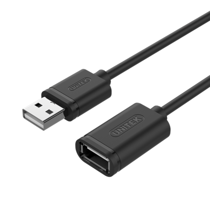 Attēls no Przedłużacz USB 2.0 AM-AF; 5m, Y-C418GBK 