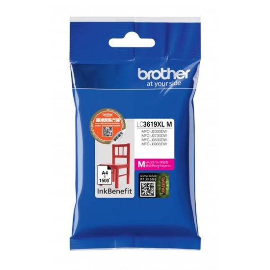 Picture of Brother LC-3619XLM ink cartridge 1 pc(s) Original Magenta