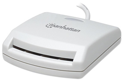 Изображение Manhattan 172844 smart card reader USB 1.1 White