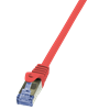 Изображение LogiLink Patchcord Cat.6A, S/FTP, 0,25m, czerwony (CQ3014S)