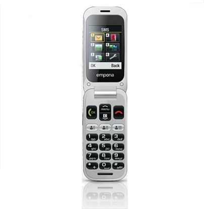 Picture of Telefon komórkowy Emporia One V200 Czarno-szary