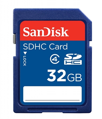 Attēls no SanDisk SDSDB-032G-B35 32GB SDHC Memory Card