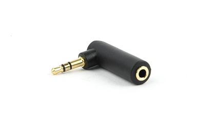 Attēls no Gembird 3.5 mm stereo audio right angle adapter 90 degrees