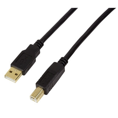 Picture of Kabel aktywny USB 2.0 AM/BM 10m czarny 
