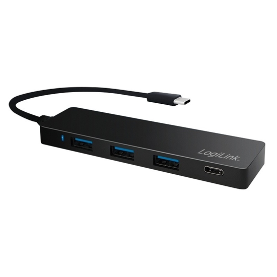 Picture of Logilink USB 3.1 HUB 3+1-port Type-C schwarz