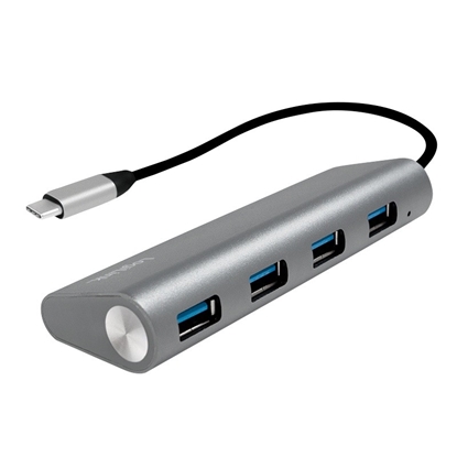 Изображение Hub 4xUSB 3.1, USB-C, aluminiowa obudowa 