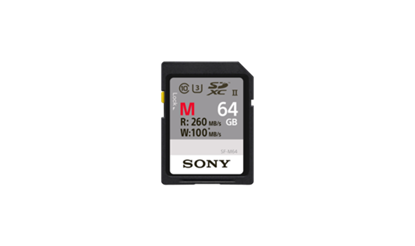 Attēls no Sony SDXC M series          64GB UHS-II Class 10 U3 V60