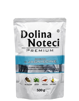 Picture of DOLINA NOTECI Premium Rich in lamb - Wet dog food - 500 g