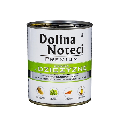 Picture of DOLINA NOTECI Premium Rich in game - Wet dog food - 800 g