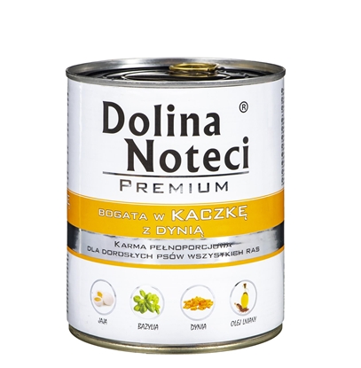 Attēls no DOLINA NOTECI Premium Rich in duck with pumpkin - Wet dog food - 800 g