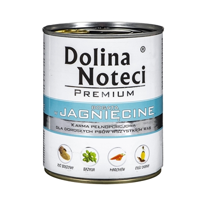 Attēls no DOLINA NOTECI Premium Rich in lamb - Wet dog food - 800 g