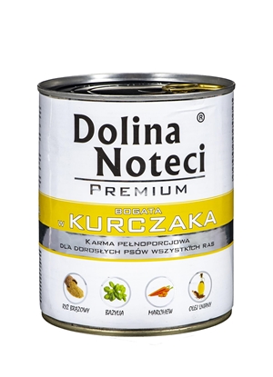 Picture of DOLINA NOTECI Premium Rich in chicken - Wet dog food - 800 g