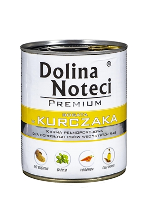 Attēls no DOLINA NOTECI Premium Rich in chicken - Wet dog food - 800 g