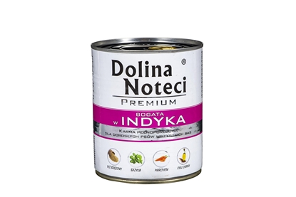 Attēls no DOLINA NOTECI Premium Rich in turkey - Wet dog food - 800 g