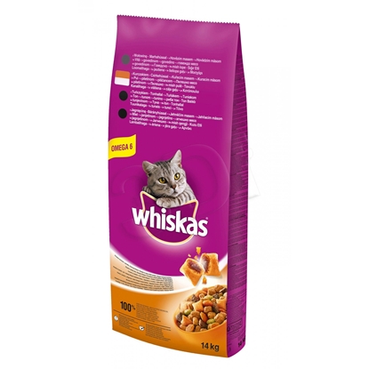 Attēls no ?Whiskas 325628 cats dry food Adult Chicken 14 kg
