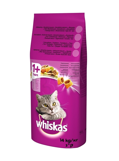Picture of WHISKAS Adult with delicious tuna - dry cat food - 14kg