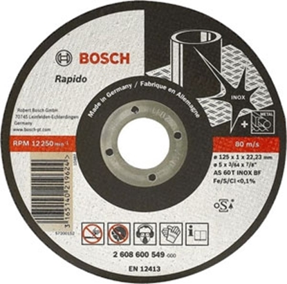 Attēls no Abr.disks Bosch 115*22*2mm metālam