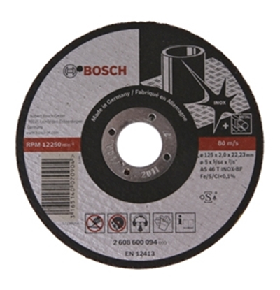 Picture of Abr.disks Bosch 125*22*2mm metālam