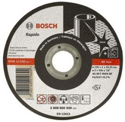 Изображение Abr.disks Bosch 125*22.2*1mm metālam