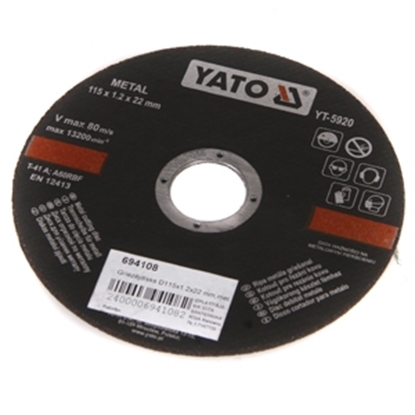 Picture of Abrazīvais disks D115x1.2x22mm met.