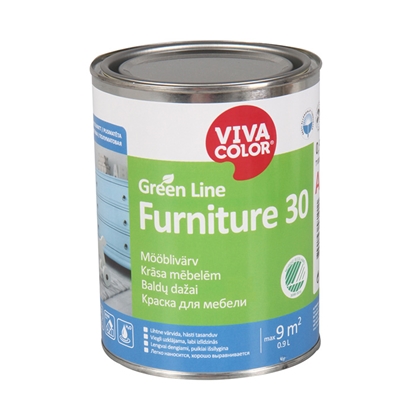 Picture of Akrila krāsa mēbelēm Vivacolor Furniture30 A 0.9L