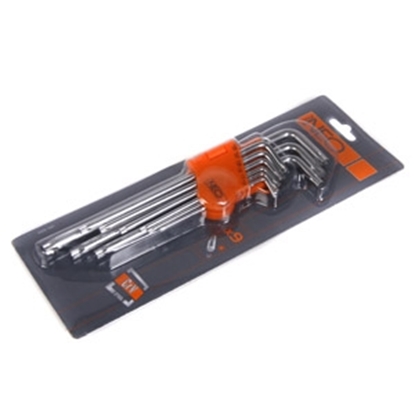 Picture of Atslēgu komplekts Torx 9gab.T10-T50mm