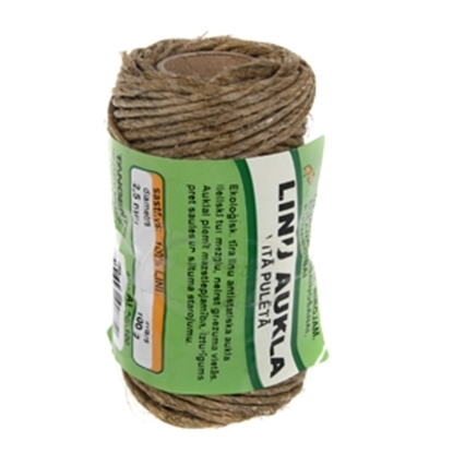 Attēls no Aukla vīta linu pulēta d2.5mm 100g