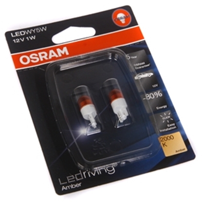 Attēls no Autospuldze W2.1x9.5d LED1W yellow 12V 2gab