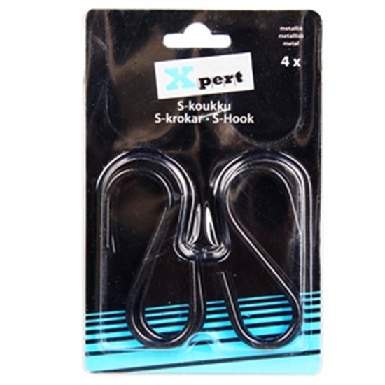 Picture of Iekaramie āķi XPERT, melni 8.5cm.