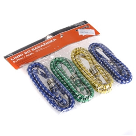 Изображение Bagāžas gum.siksnas 80cm ar 8 āķiem