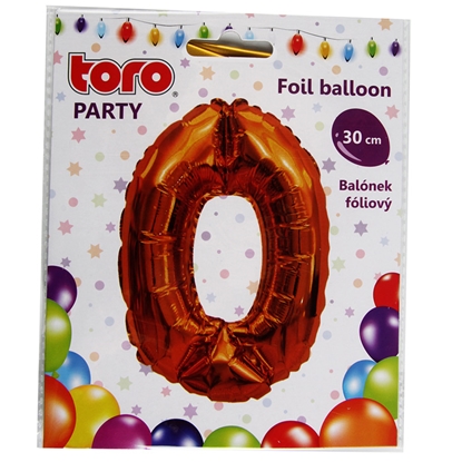 Picture of Balons Cipars 0 zelta kr.,30cm