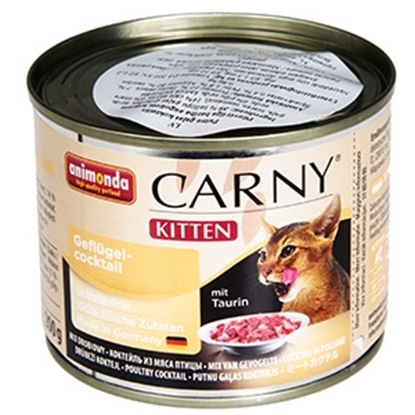 Изображение Barība kaķiem Animonda Carny kaķēniem putnu gaļa 0.2kg