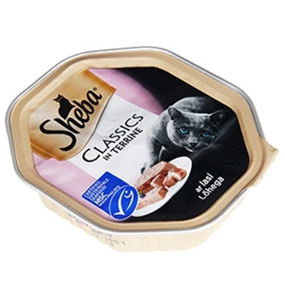 Изображение Barība kaķiem Sheba tray ar lasi 85g