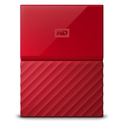 Attēls no Cietais disks WD MyPassport 1TB sarkans