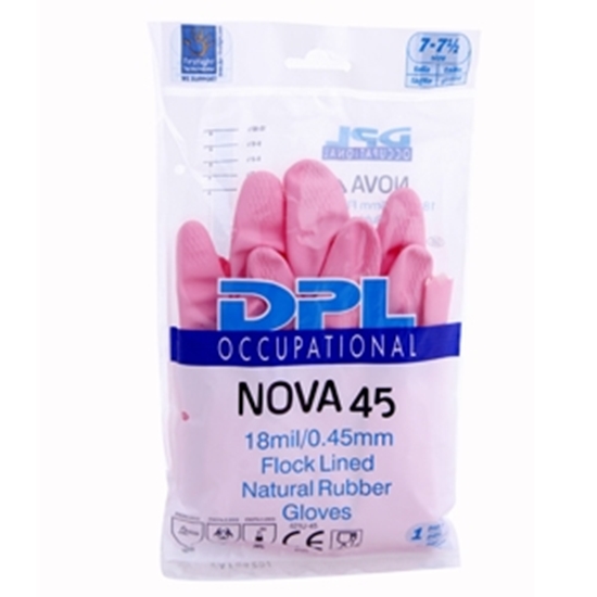 Picture of Cimdi saimniecības ar oderi izm.M rozā