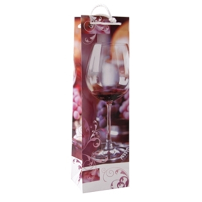 Picture of Dāvanu maisiņš 12x40cm pudelei T3