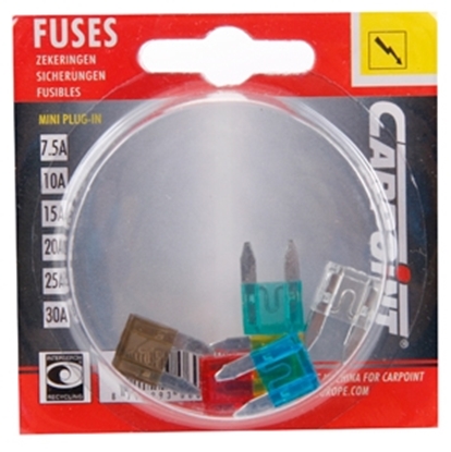 Attēls no Drošinātāji plak. Mini blist. 6gab