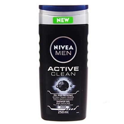 Attēls no Dušas želeja Nivea Active Clean vīr.250ml