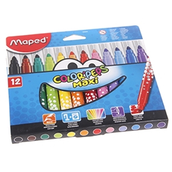 Picture of Flomasteri MAPED Color Peps 12 krās.Maxi