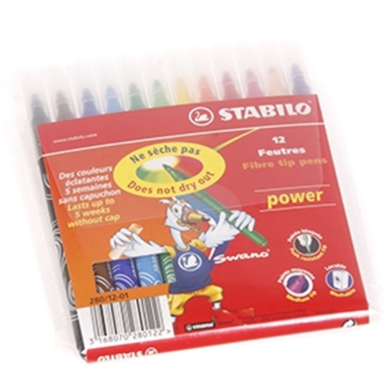 Picture of Flomasteri Stabilo Power 12 krāsas