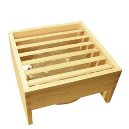 Picture of G.ķerm.saunai ar koka režģi 60W E27 IP34