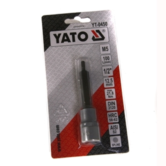 Picture of Galviņa SPLINE, 1/2'' M 5, L-100 mm