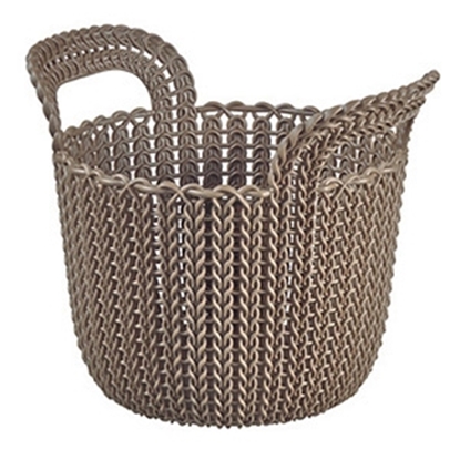 Picture of Grozs Knit XS apaļš 19x14cm brūns