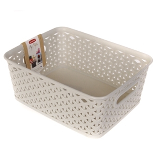 Picture of Grozs My style Rattan 25.5x19.5x10.5cm krēmkr.