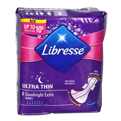 Picture of Hig.paketes Libresse goodnight extra ultra thin 8gab